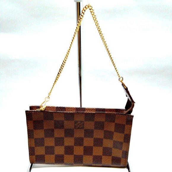 Louis Vuitton LV Accessory pouch Bucket pouch Brown Damier - Picture 1 of 9